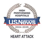 US News and World Report High Performing Hospitals Heart Attack 2024-2025