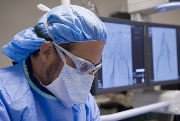 vascular surgeon in the operation room