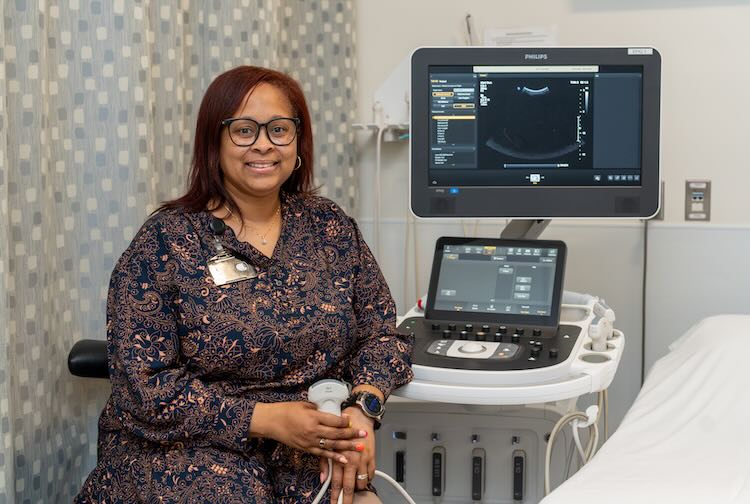 Sonography director donates lab to inspire students