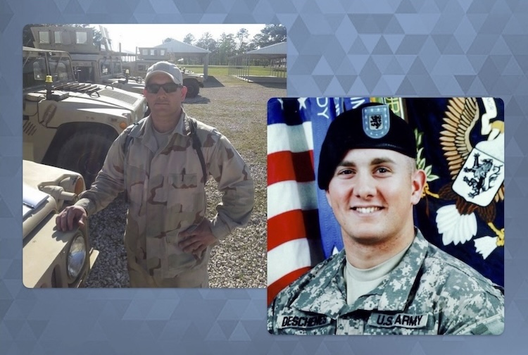 Cody in his army uniform