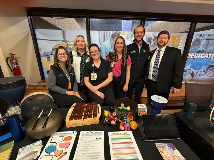 The Arts in Healthcare team on AIH Day.