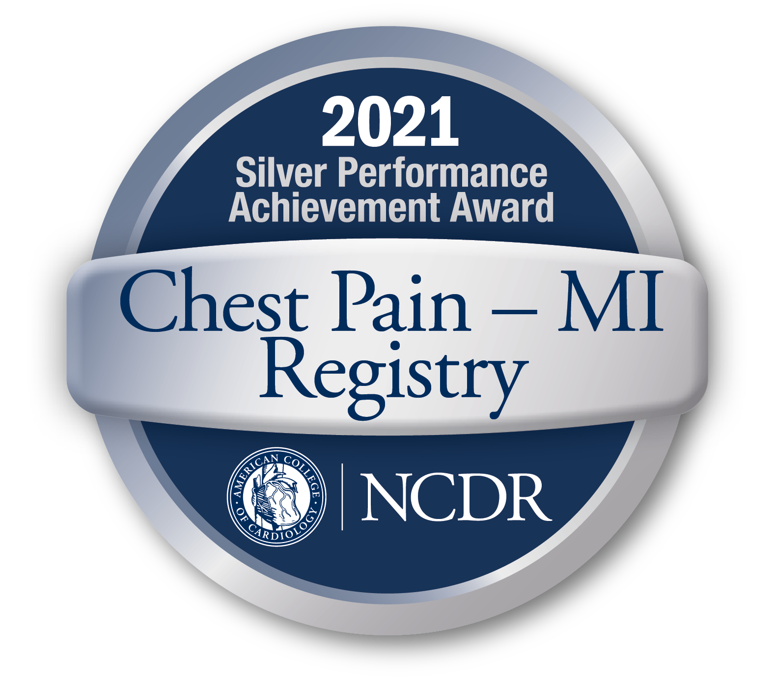 2021 Silver Performance Achievement Award Chest Pain - MI Registry from NCDR
